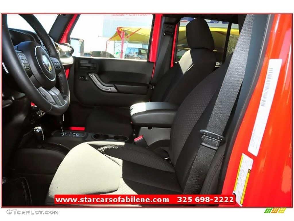 2013 Wrangler Unlimited Sport S 4x4 - Rock Lobster Red / Black photo #11