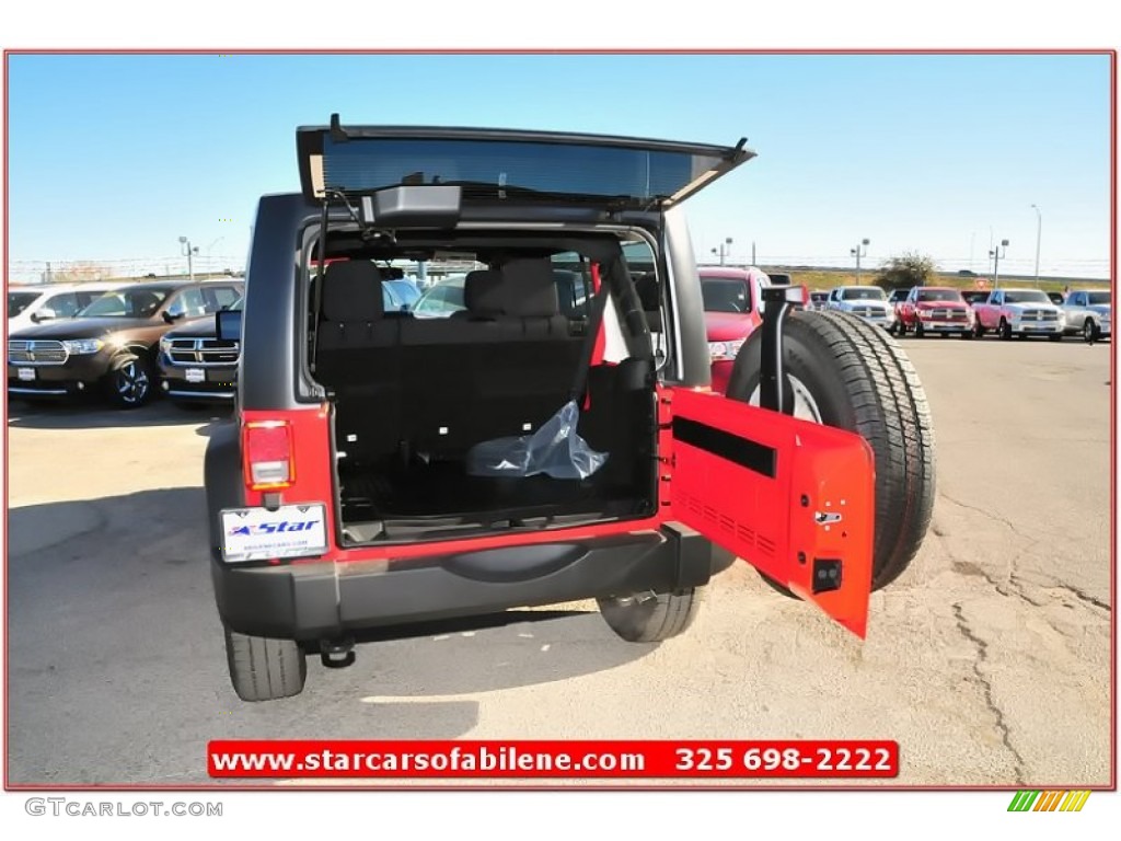 2013 Wrangler Unlimited Sport S 4x4 - Rock Lobster Red / Black photo #22
