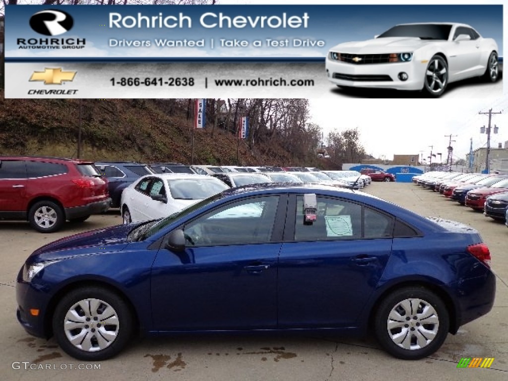2013 Cruze LS - Blue Topaz Metallic / Jet Black/Medium Titanium photo #1