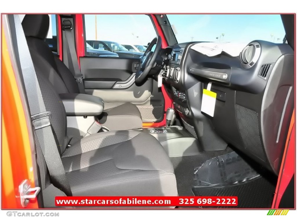 2013 Wrangler Unlimited Sport S 4x4 - Rock Lobster Red / Black photo #24