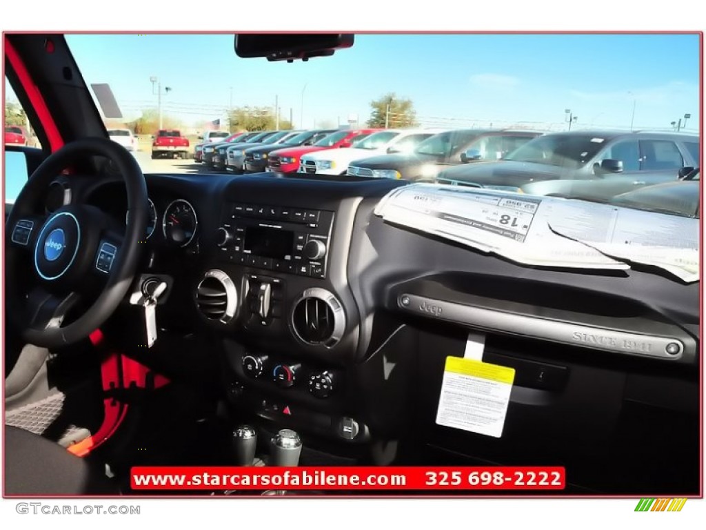 2013 Wrangler Unlimited Sport S 4x4 - Rock Lobster Red / Black photo #26