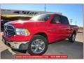 Flame Red - 1500 Lone Star Crew Cab 4x4 Photo No. 1