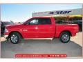 2013 Flame Red Ram 1500 Lone Star Crew Cab 4x4  photo #3