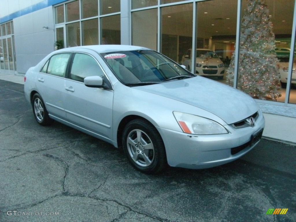 2005 Accord Hybrid Sedan - Silver Frost Metallic / Gray photo #11