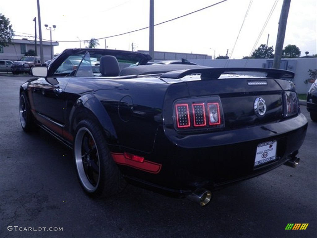 2005 Mustang V6 Premium Convertible - Black / Dark Charcoal photo #5
