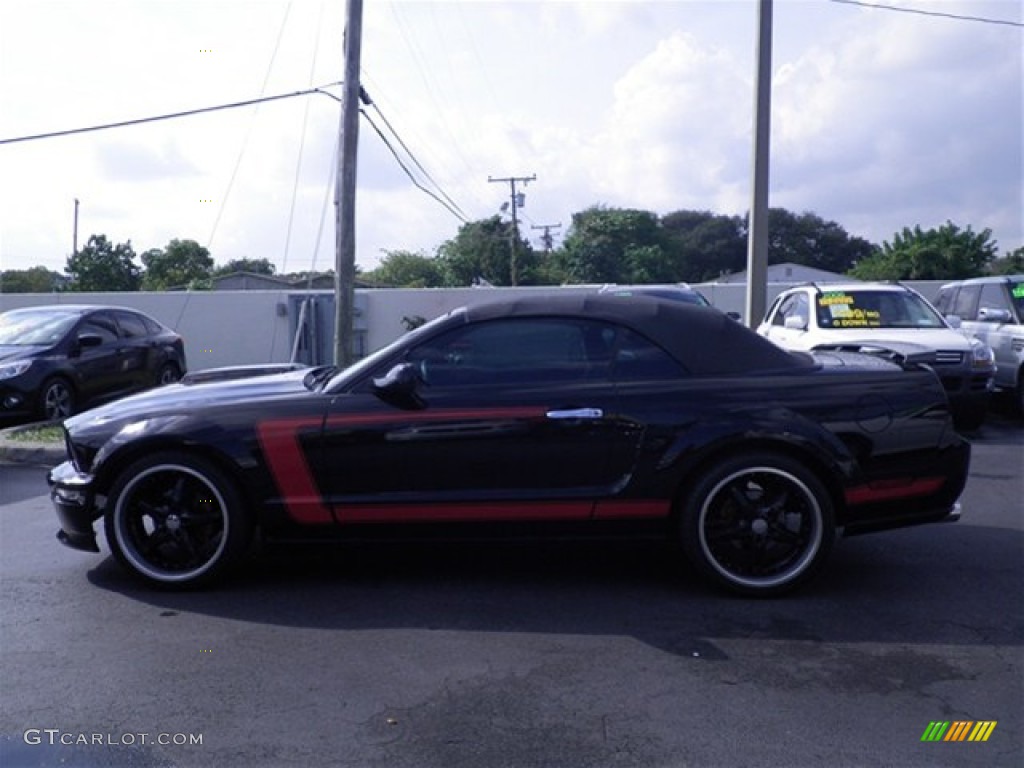 2005 Mustang V6 Premium Convertible - Black / Dark Charcoal photo #8