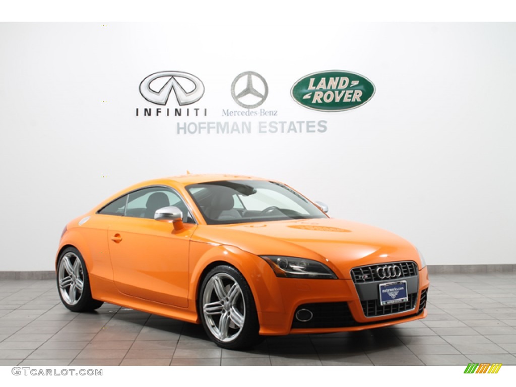 2010 TT S 2.0 TFSI quattro Coupe - Solar Orange / S Black/Orange Silk Nappa Leather photo #1