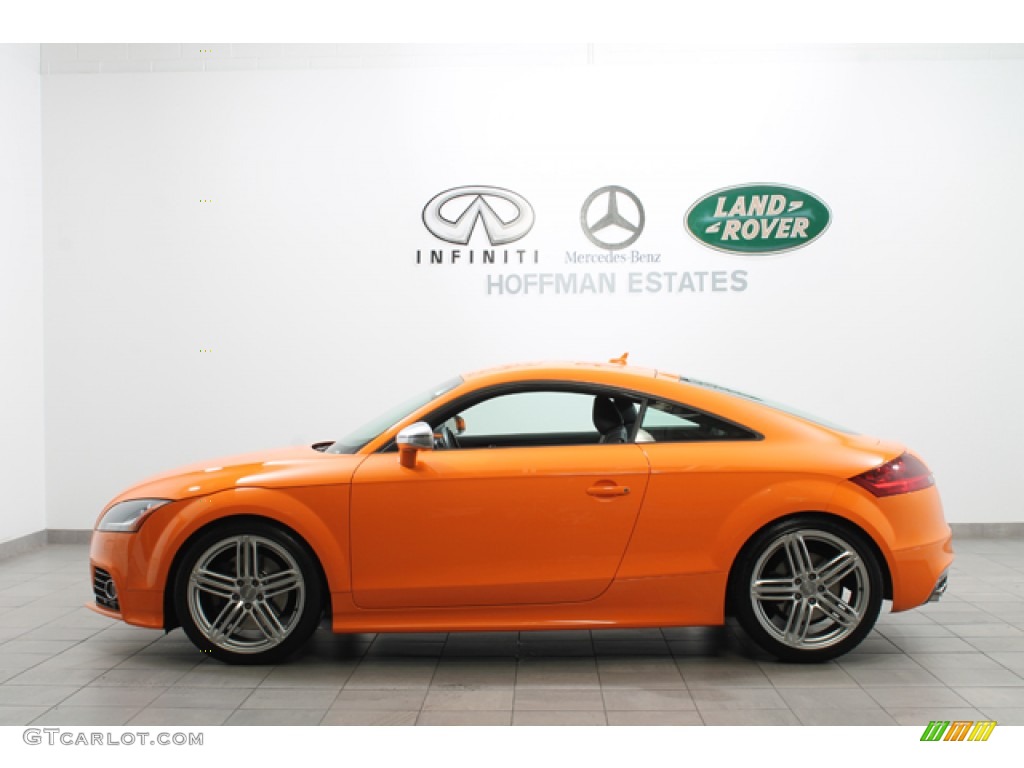2010 TT S 2.0 TFSI quattro Coupe - Solar Orange / S Black/Orange Silk Nappa Leather photo #2