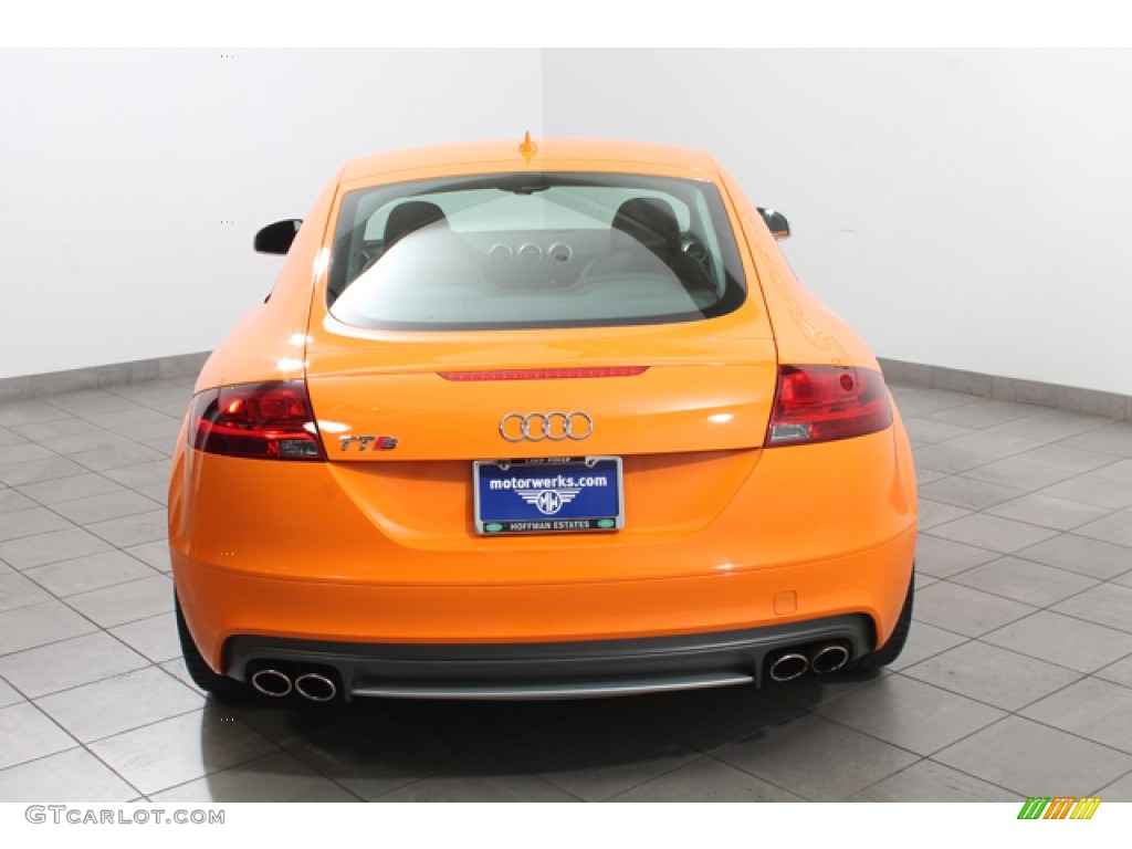 2010 TT S 2.0 TFSI quattro Coupe - Solar Orange / S Black/Orange Silk Nappa Leather photo #4