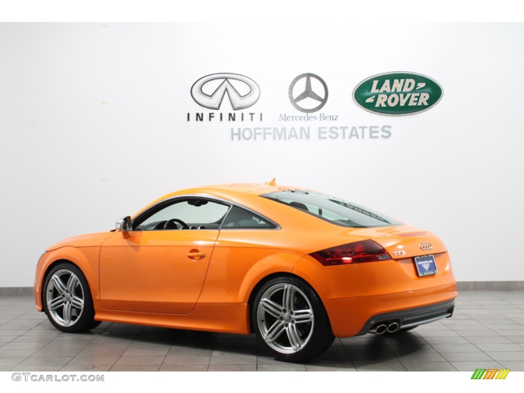 2010 TT S 2.0 TFSI quattro Coupe - Solar Orange / S Black/Orange Silk Nappa Leather photo #5