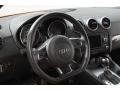 2010 Audi TT S Black/Orange Silk Nappa Leather Interior Steering Wheel Photo