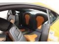 2010 Audi TT S Black/Orange Silk Nappa Leather Interior Rear Seat Photo