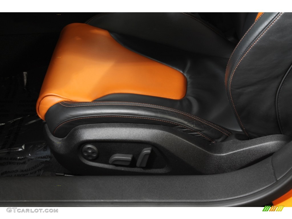 2010 TT S 2.0 TFSI quattro Coupe - Solar Orange / S Black/Orange Silk Nappa Leather photo #18