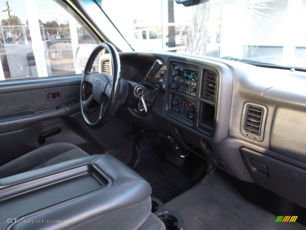 2003 Silverado 1500 LS Crew Cab - Summit White / Dark Charcoal photo #6
