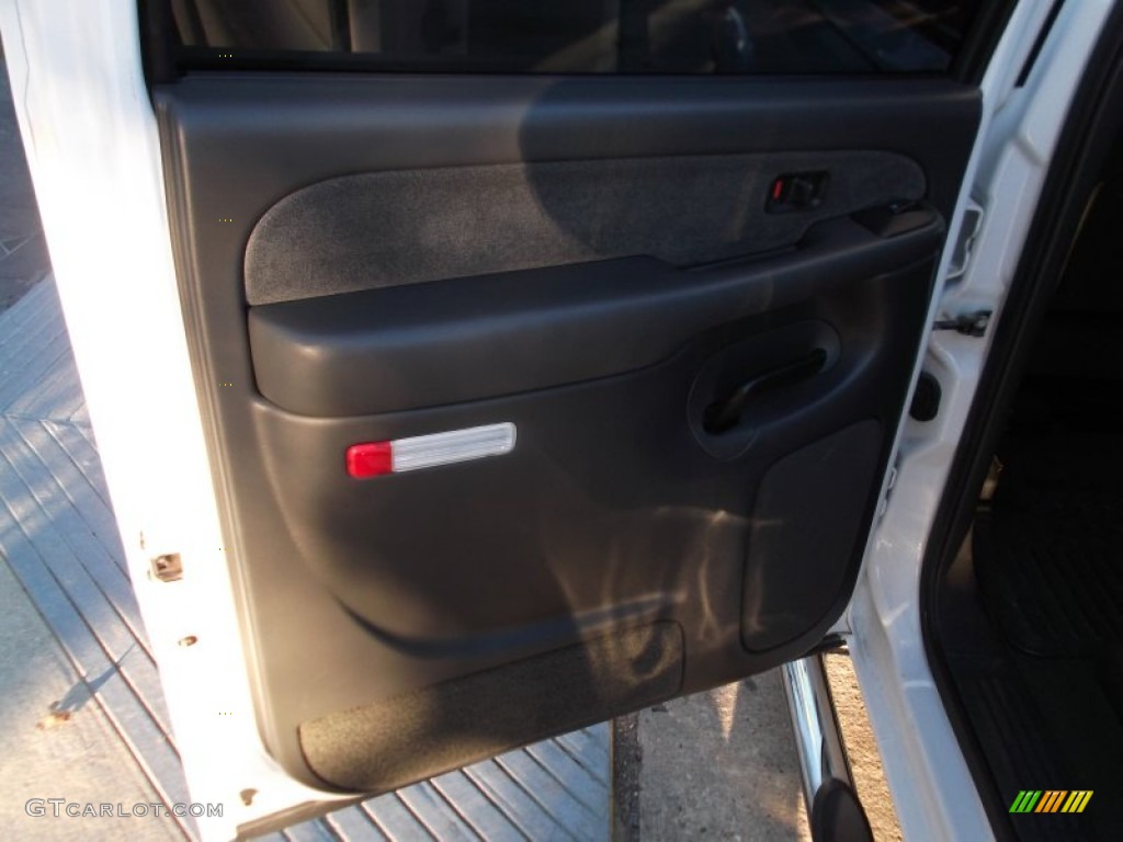 2003 Silverado 1500 LS Crew Cab - Summit White / Dark Charcoal photo #11