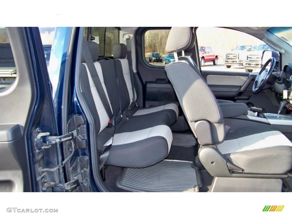 2008 Titan XE King Cab 4x4 - Majestic Blue / Charcoal photo #22