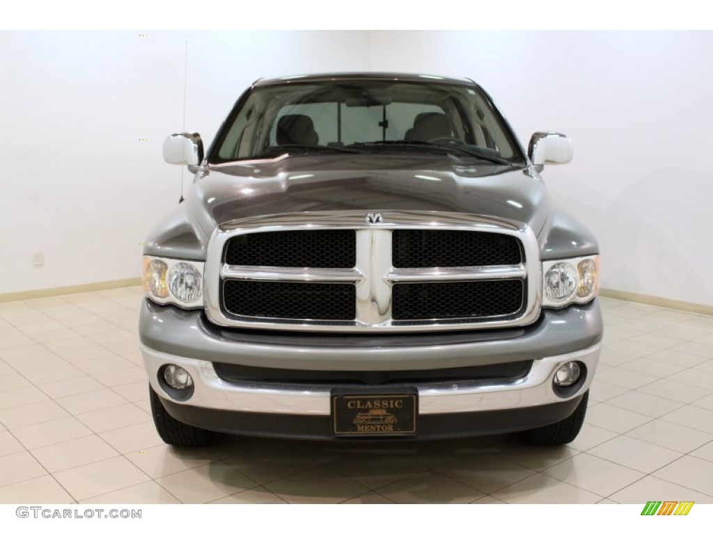 2005 Ram 1500 SLT Quad Cab 4x4 - Mineral Gray Metallic / Dark Slate Gray photo #2