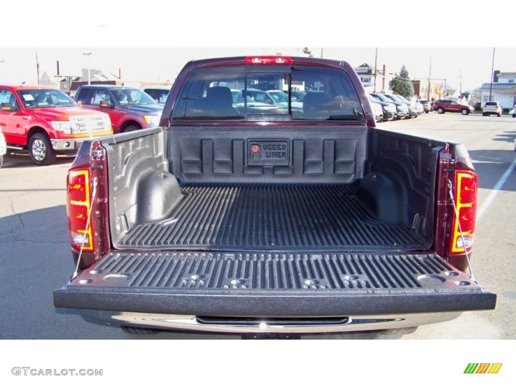 2005 Ram 1500 SLT Quad Cab 4x4 - Deep Molten Red Pearl / Dark Slate Gray photo #16