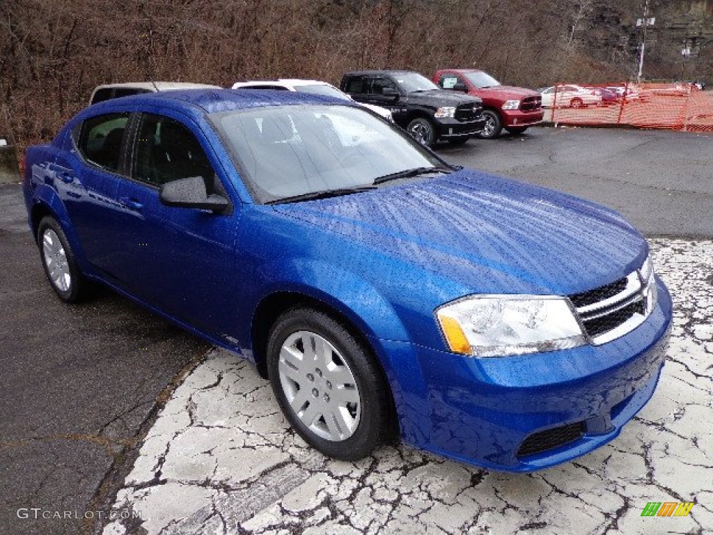 Blue Streak Pearl 2013 Dodge Avenger SE Exterior Photo #74723470