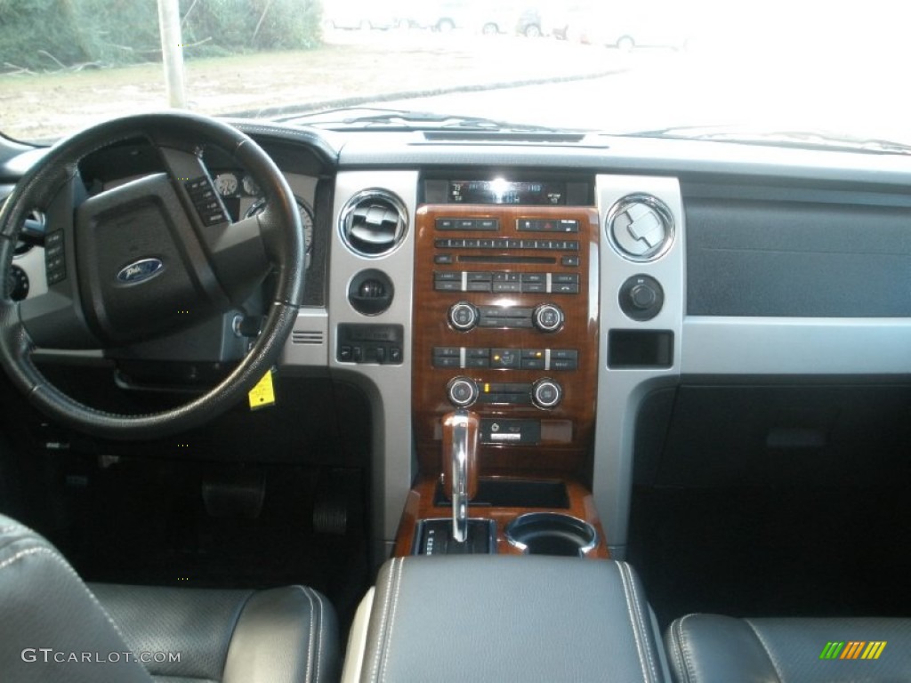 2010 F150 Lariat SuperCrew - Ingot Silver Metallic / Black photo #4