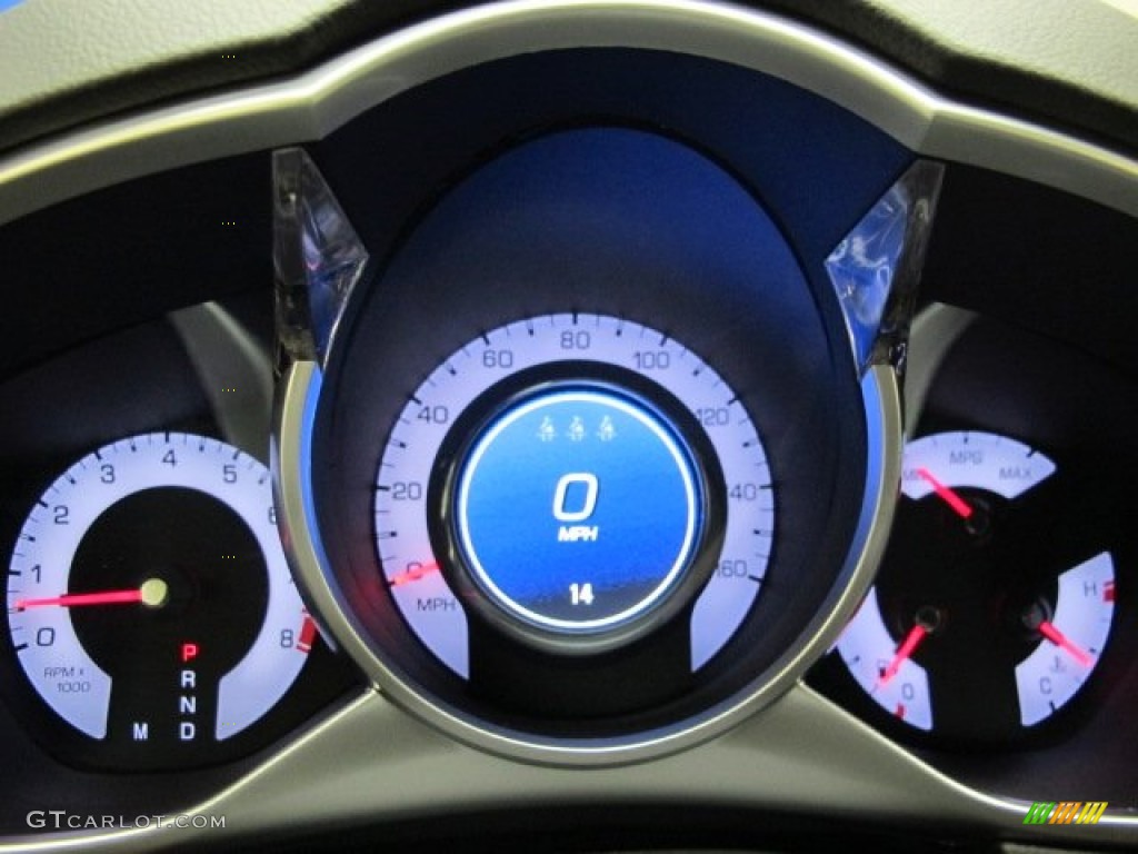2012 Cadillac SRX Luxury AWD Gauges Photo #74728435