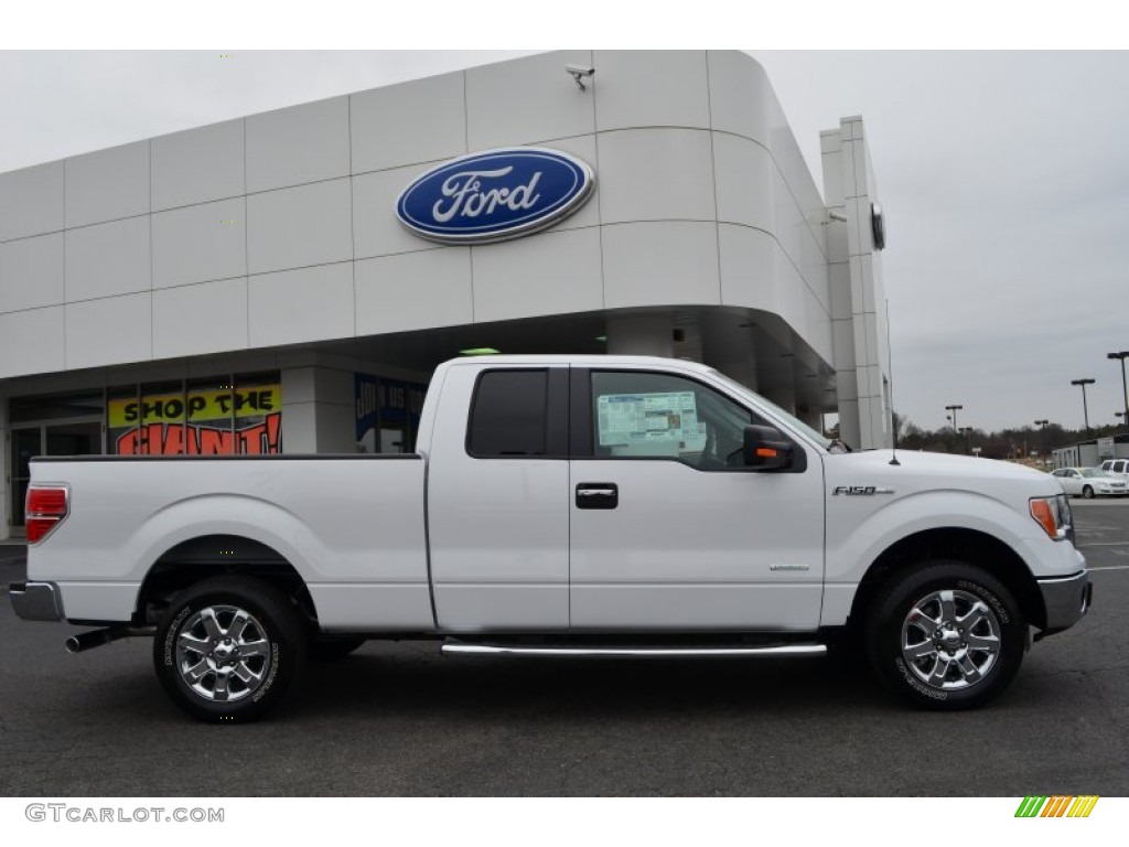 Oxford White 2013 Ford F150 XLT SuperCab Exterior Photo #74729428