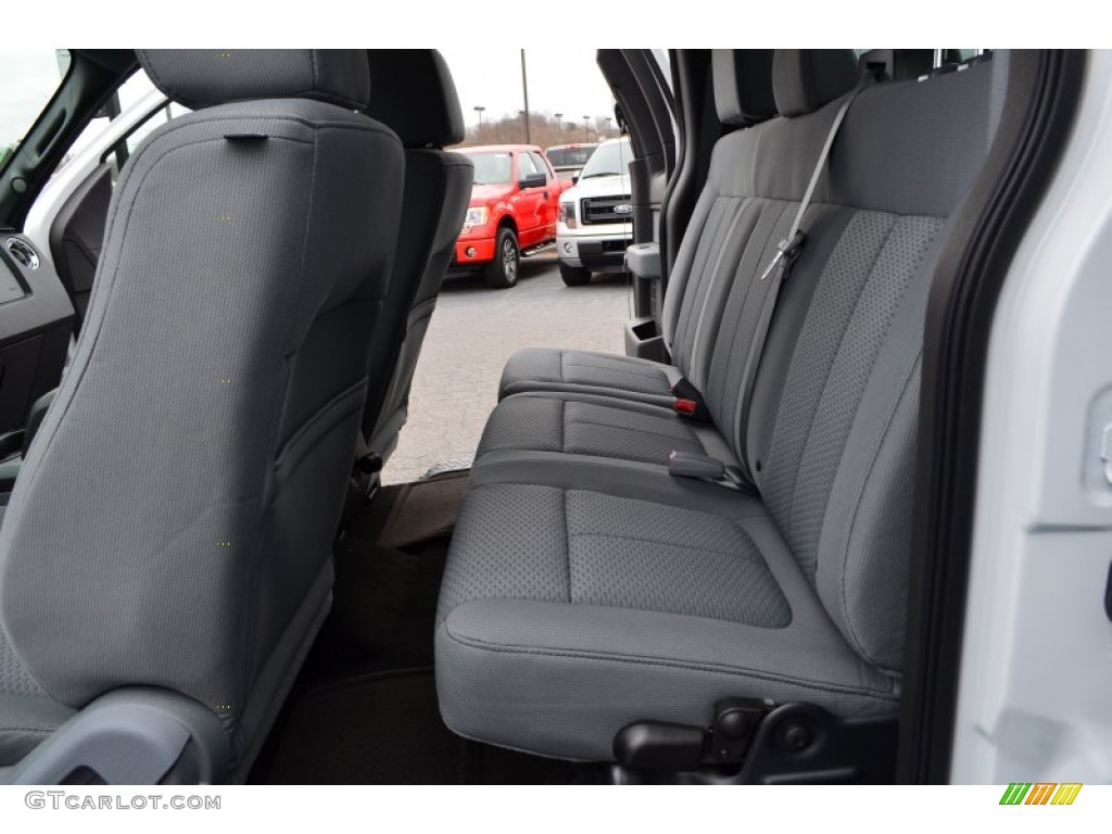 Steel Gray Interior 2013 Ford F150 XLT SuperCab Photo #74729572