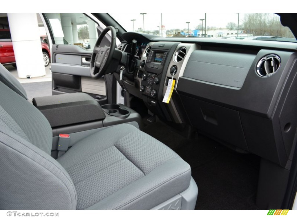 2013 Ford F150 XLT SuperCab Steel Gray Dashboard Photo #74729626