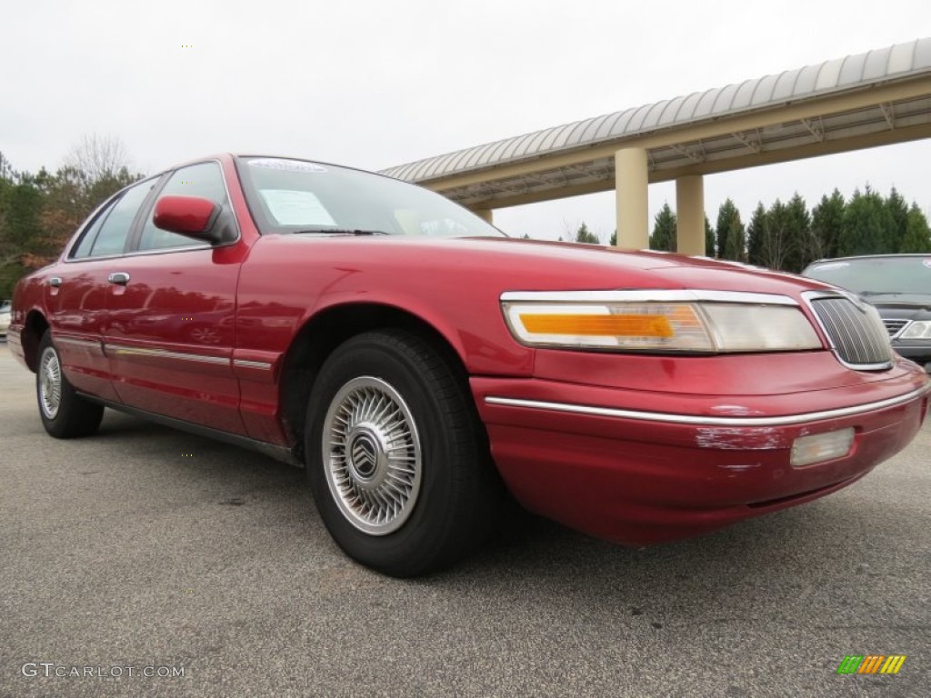 1997 Grand Marquis GS - Toreador Red Metallic / Light Prairie Tan photo #4