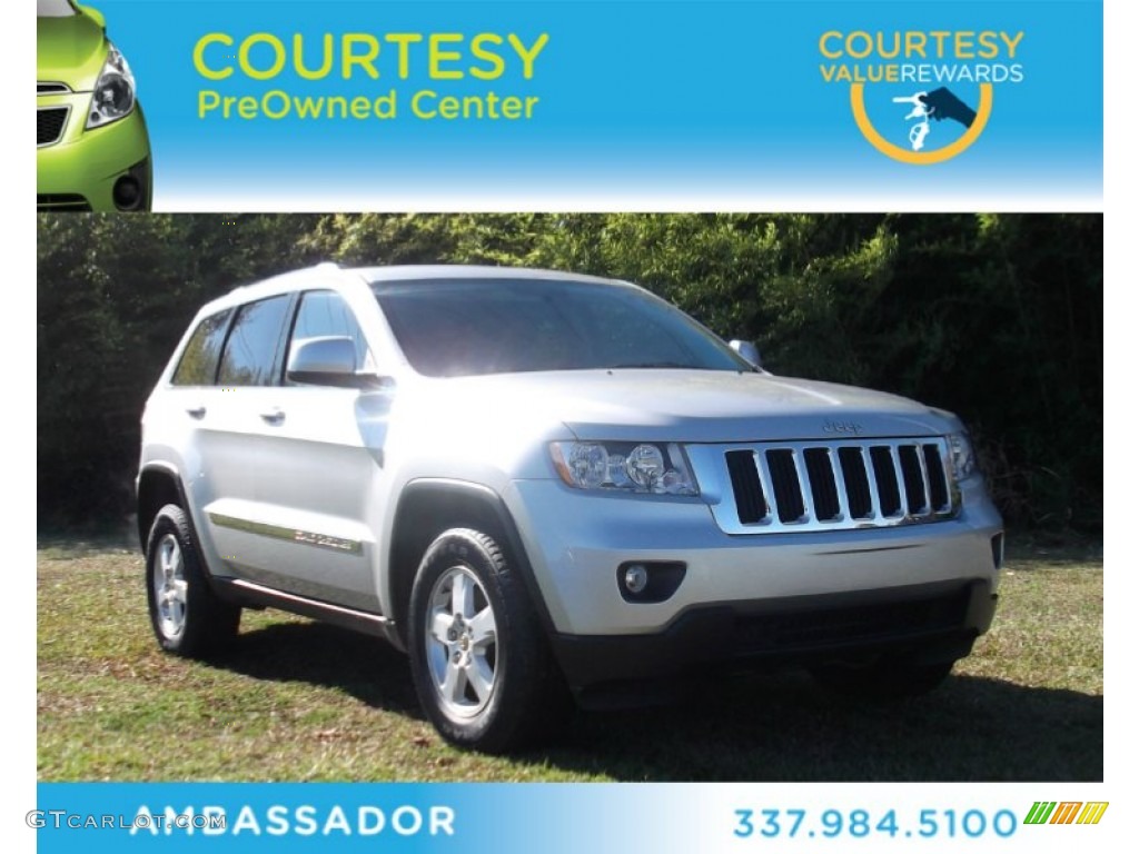 2012 Grand Cherokee Laredo - Bright Silver Metallic / Dark Graystone/Medium Graystone photo #1