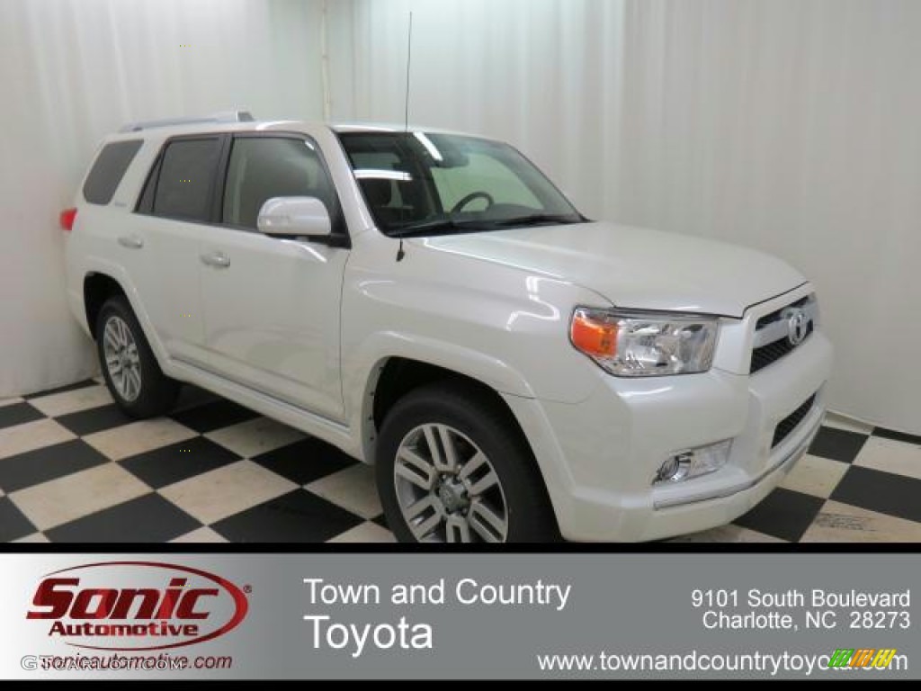 2013 4Runner Limited 4x4 - Blizzard White Pearl / Black Leather photo #1