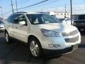 2012 White Diamond Tricoat Chevrolet Traverse LTZ AWD  photo #3