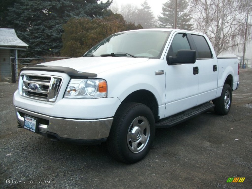 Oxford White 2007 Ford F150 XLT SuperCrew 4x4 Exterior Photo #74735305