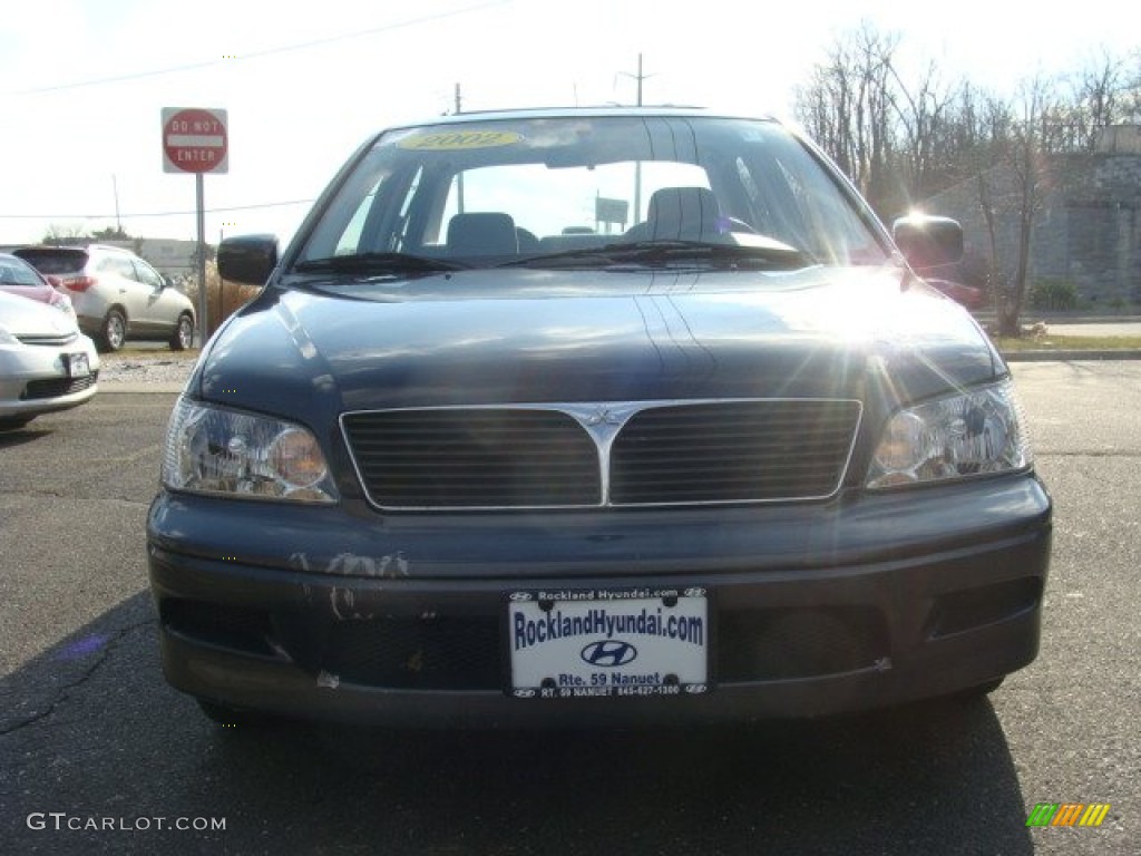 2002 Lancer LS - Thunder Gray Metallic / Gray photo #2