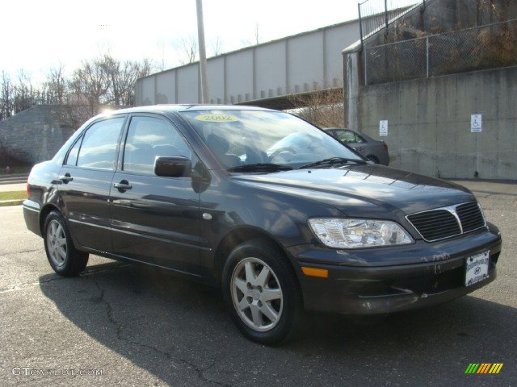 2002 Lancer LS - Thunder Gray Metallic / Gray photo #3