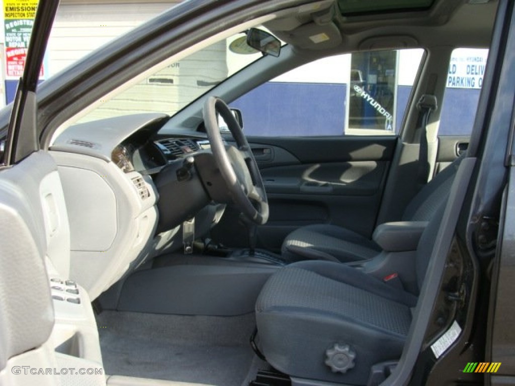 2002 Lancer LS - Thunder Gray Metallic / Gray photo #10