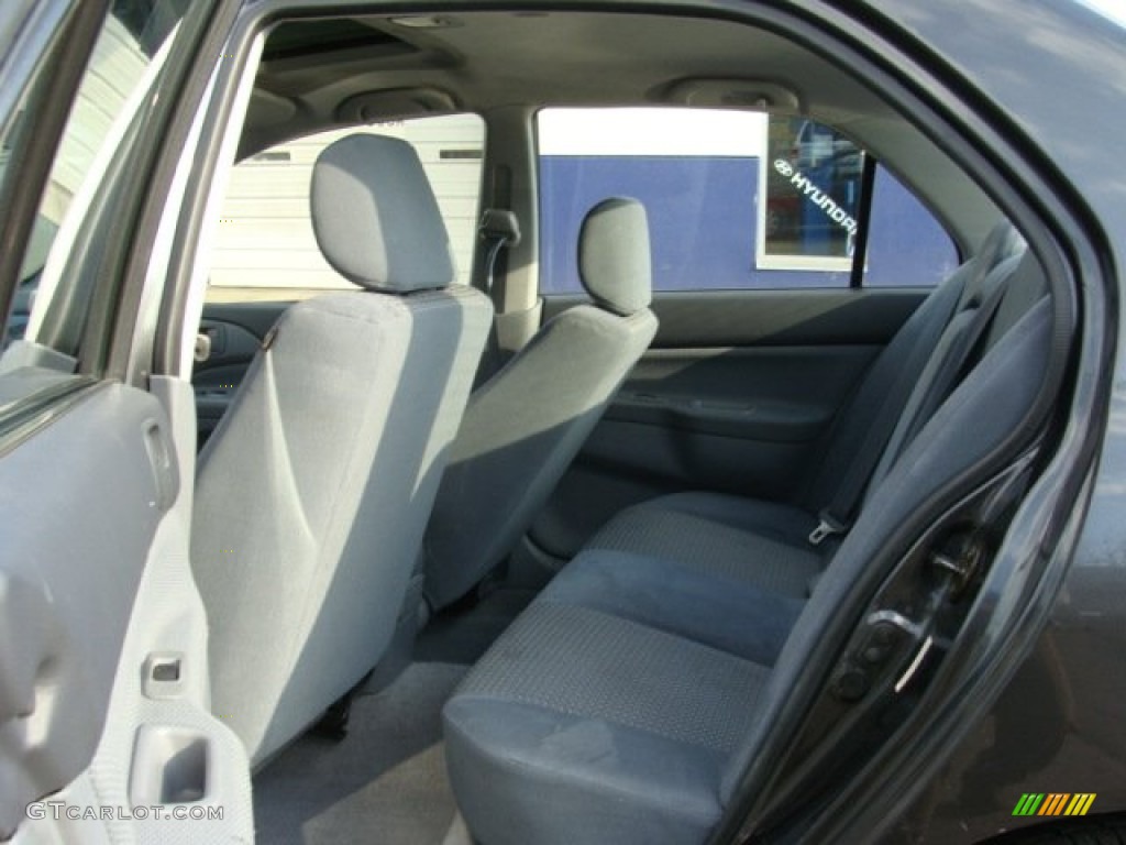 2002 Lancer LS - Thunder Gray Metallic / Gray photo #17