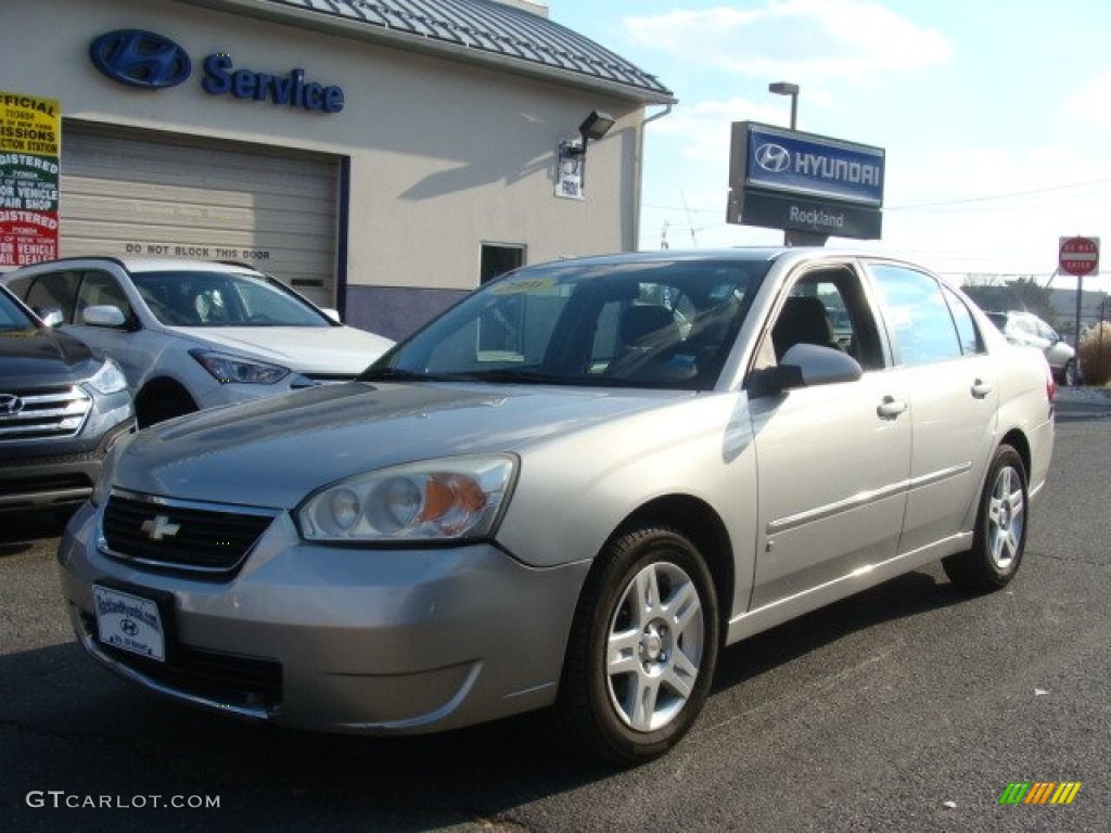 2006 Malibu LT V6 Sedan - Silverstone Metallic / Ebony Black photo #1