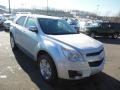 2013 Silver Ice Metallic Chevrolet Equinox LT AWD  photo #2