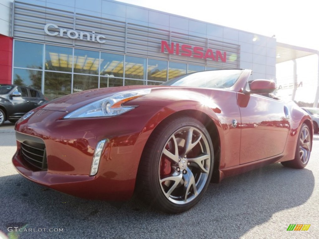 2013 370Z Sport Touring Roadster - Magma Red / Black photo #1