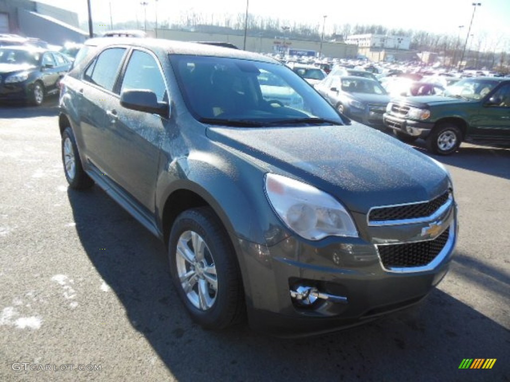 2013 Equinox LT AWD - Steel Green Metallic / Jet Black photo #2