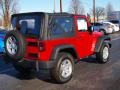 Flame Red 2012 Jeep Wrangler Sport S 4x4 Exterior