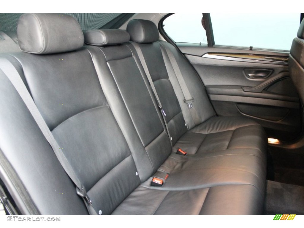 2011 BMW 5 Series 535i Sedan Rear Seat Photo #74739366