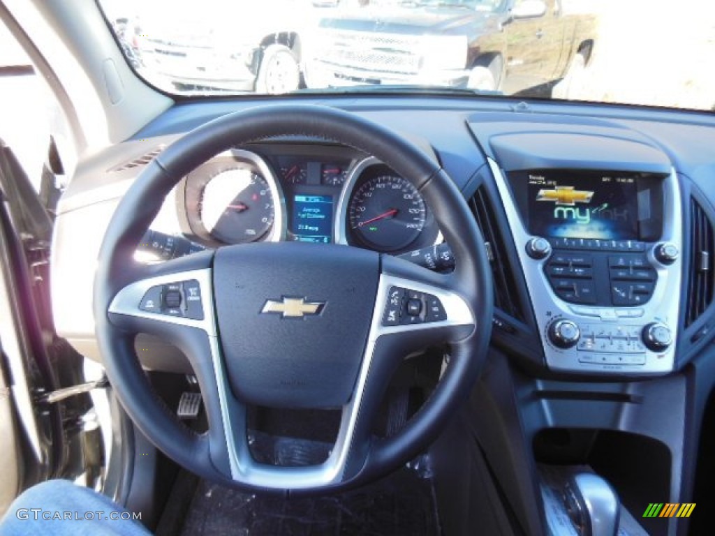 2013 Equinox LT AWD - Steel Green Metallic / Jet Black photo #18