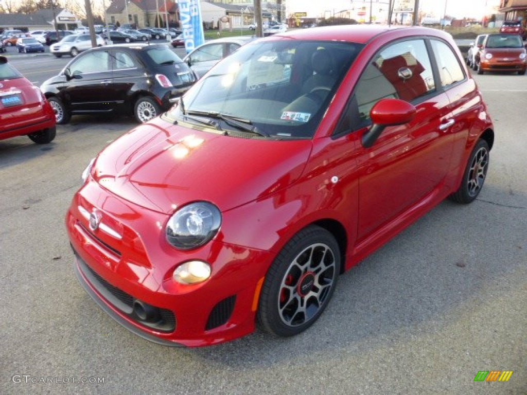 Rosso (Red) 2013 Fiat 500 Turbo Exterior Photo #74739913