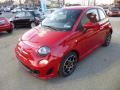 Rosso (Red) 2013 Fiat 500 Turbo Exterior