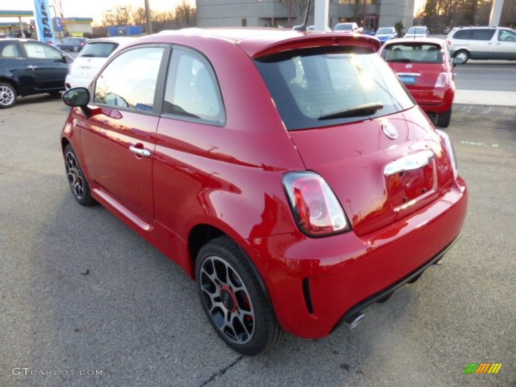 Rosso (Red) 2013 Fiat 500 Turbo Exterior Photo #74739935