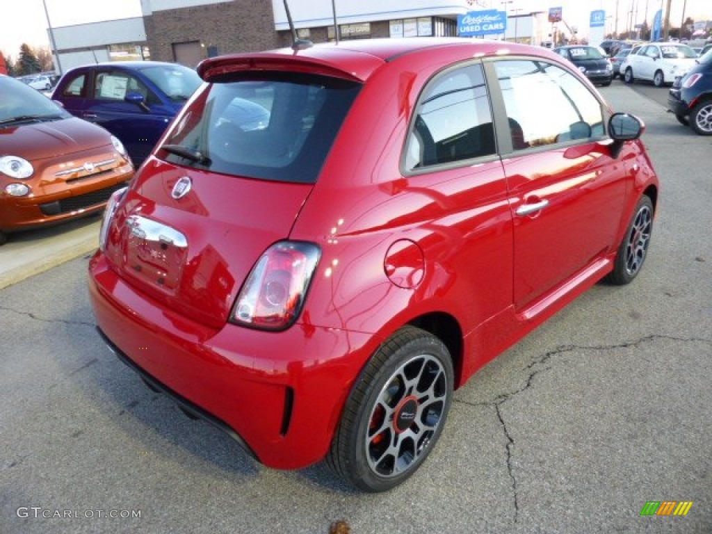 Rosso (Red) 2013 Fiat 500 Turbo Exterior Photo #74739967