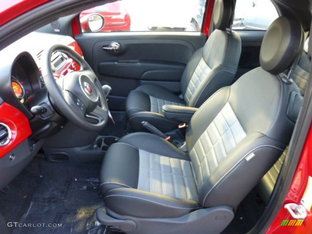 2013 Fiat 500 Turbo Front Seat Photo #74740096