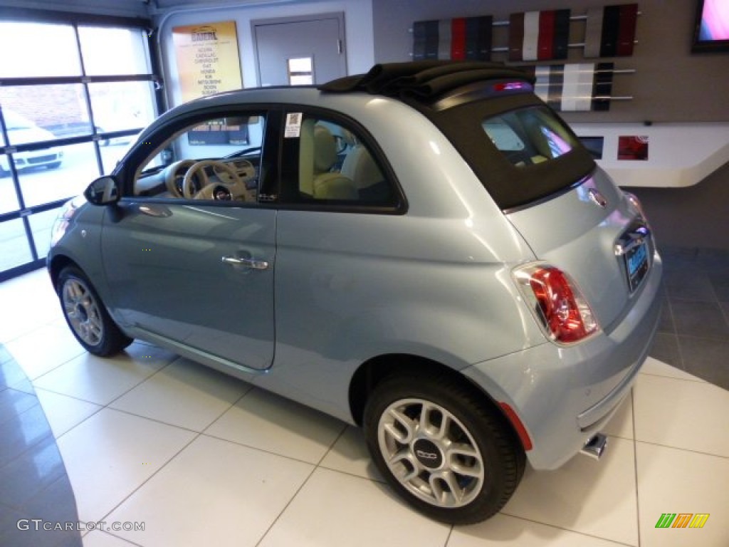 Luce Blu (Light Blue) 2013 Fiat 500 c cabrio Pop Exterior Photo #74740423